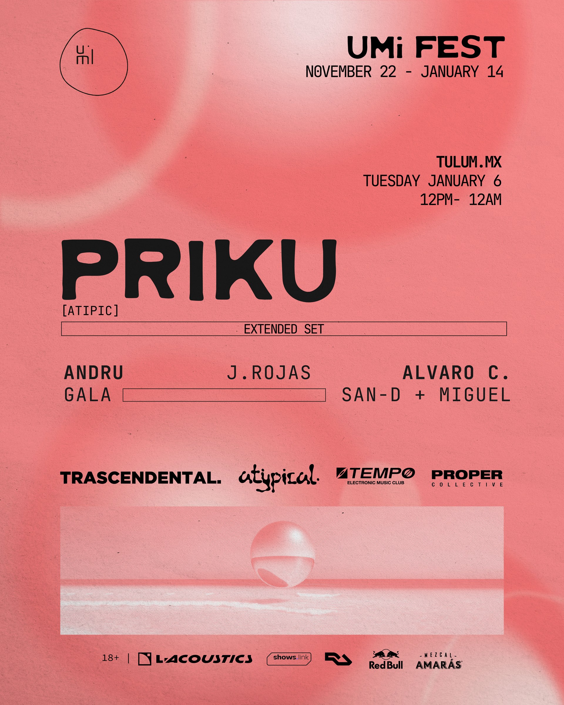 Flyer de UMi Fest presents - Priku