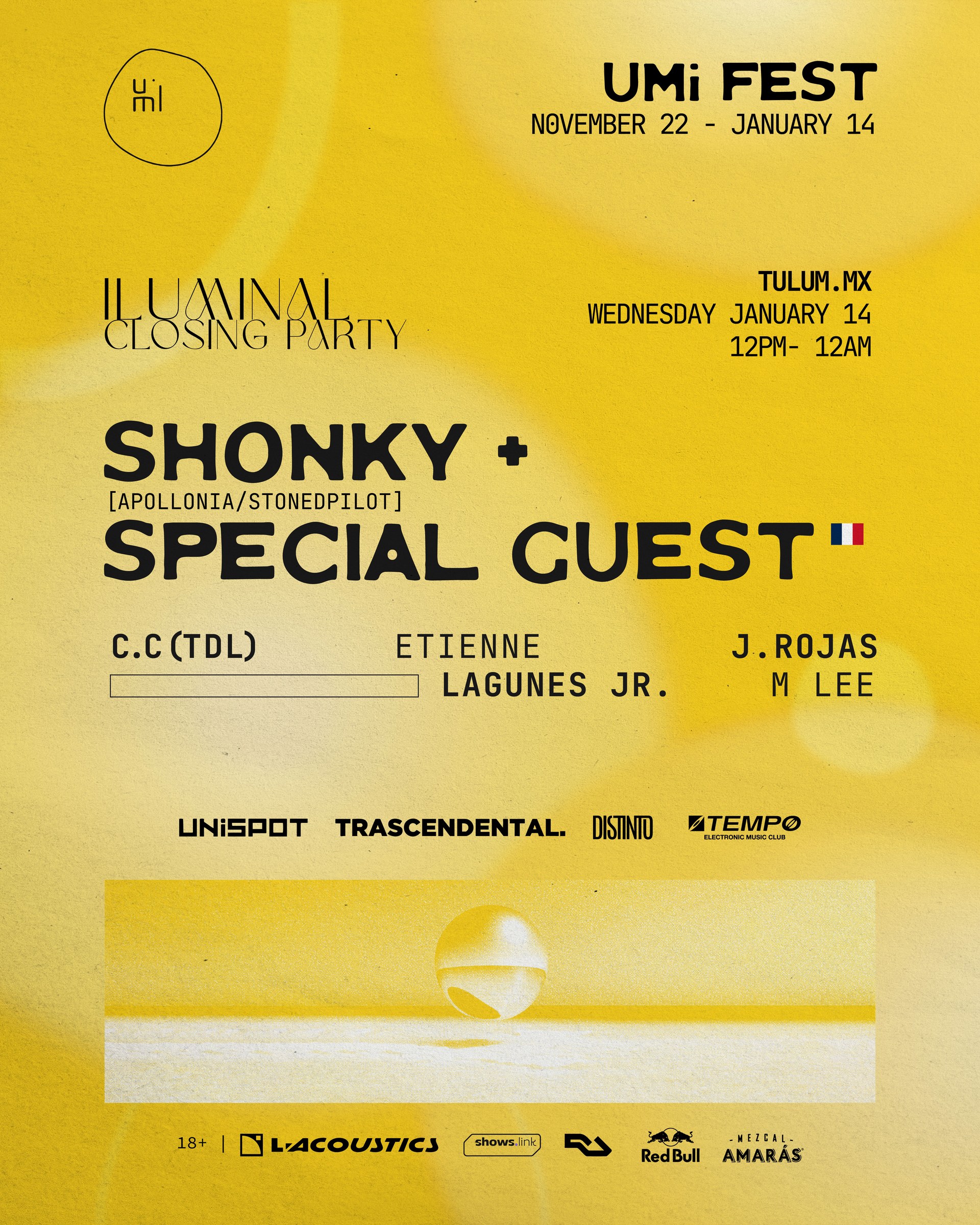 Flyer de Iluminal II Closing Party w/ Shonky & Traumer