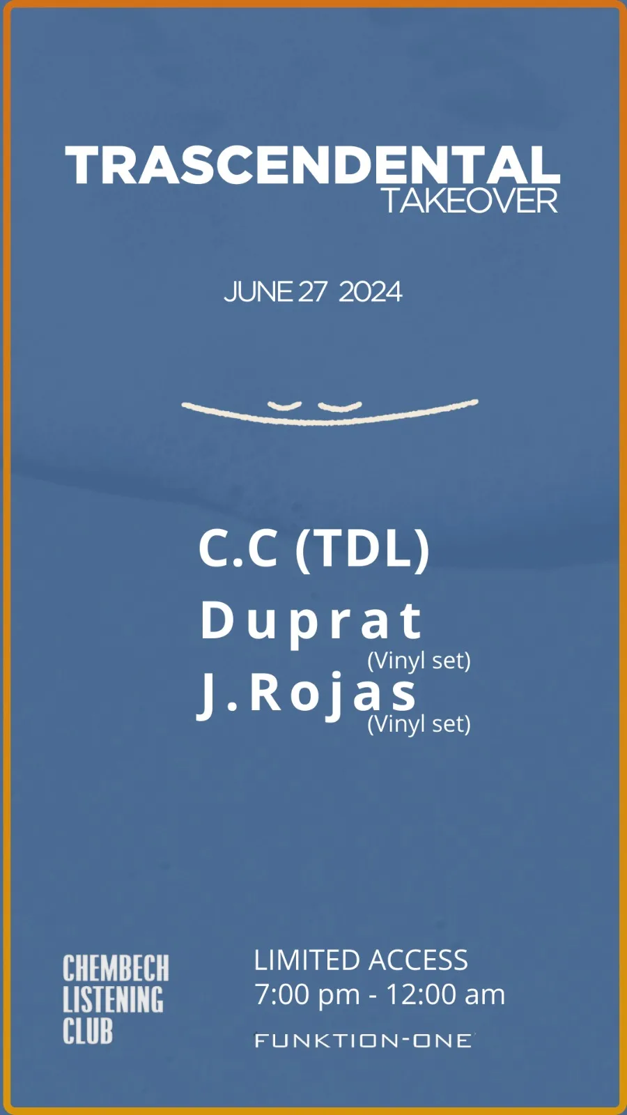 Flyer de Trascendental Takeover