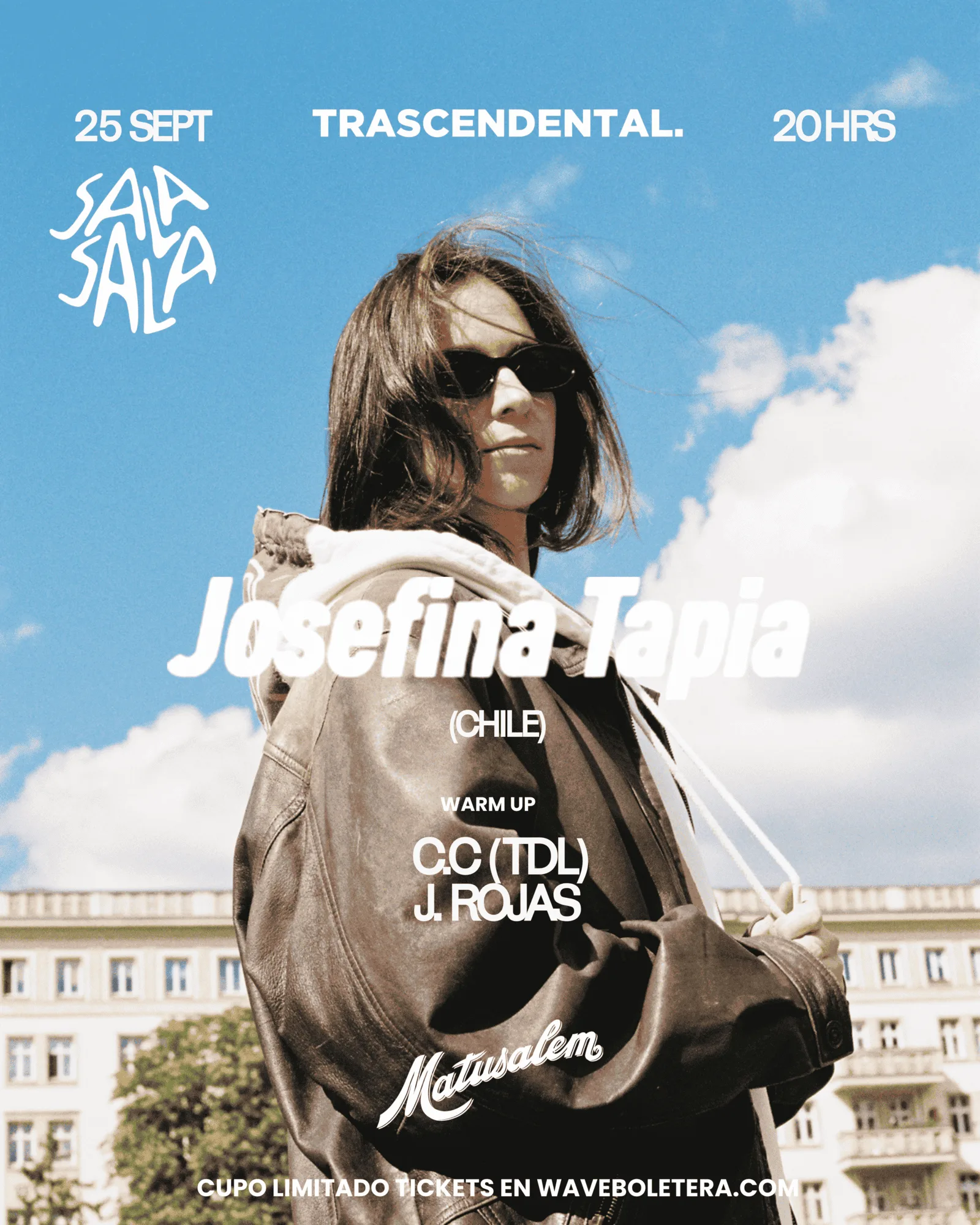 Flyer de Sala Sala & TDL: Josefina Tapia
